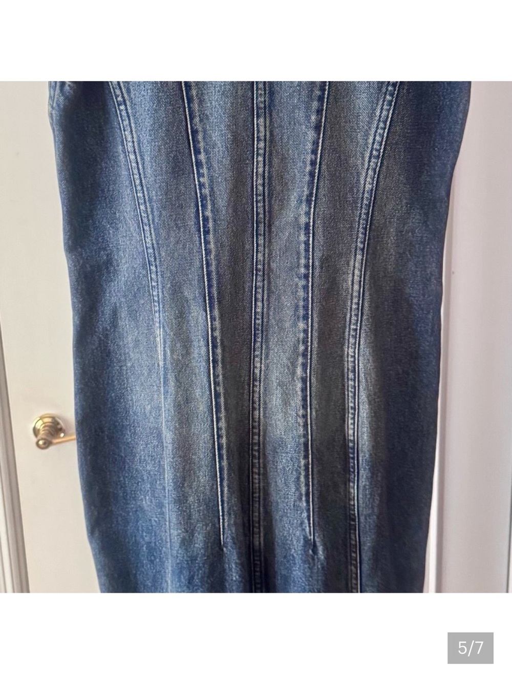 Marc Jacobs Wave Denim Dress - Picture 4 of 6